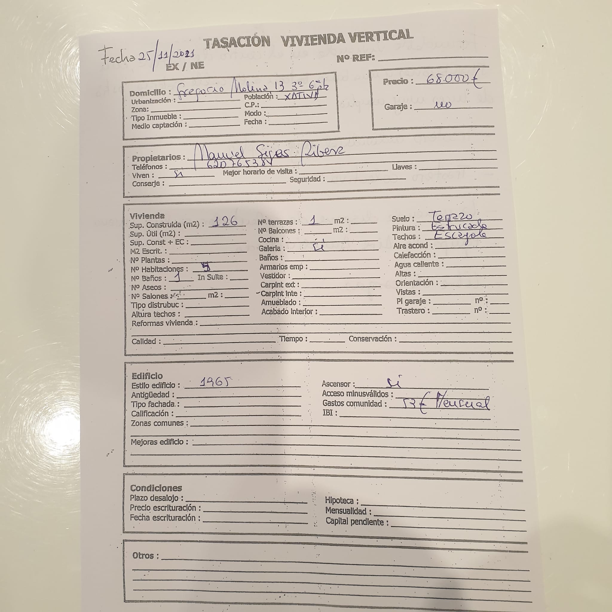 AMPLIA VIVIENDA PARA ENTRAR EN XATIVA